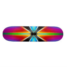 'Convergence' skateboard deck