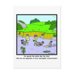 Conversation: Duck cartoon postcards