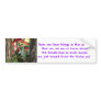 Conversation with lady bug bumper stickers