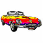 Convertible Sunrise Sports Car photo sculptures