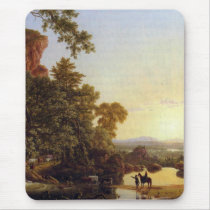 Convoy pass through wilderness mousepads