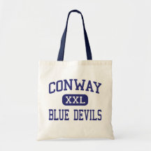 Conway Blue Devils Middle Conway Tote Bag
