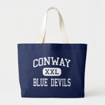 Conway Blue Devils Middle Conway Tote Bag