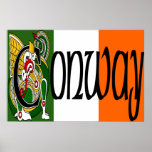 Conway Celtic Dragon Poster Print