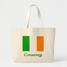 Conway Irish Flag Tote Bags
