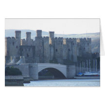 Conwy castle Wales. Cards
