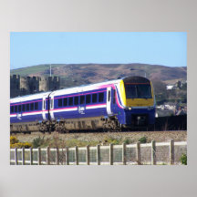Conwy train print