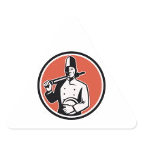 Cook Chef Baker With Roller Retro