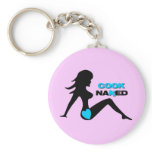 Cook Naked Keychain