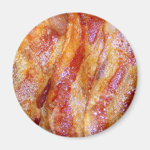 Cooked Bacon Fridge Magnets
