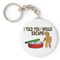 Cookie Escape Key Chains
