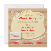 Cookie party invitation