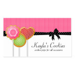 Cookie Pops Pink Business Cards