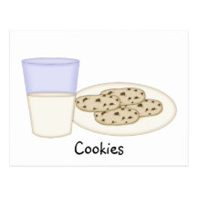 Cookies Recipe Card Post Cards