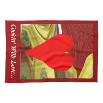 Cookin' With Love... American MoJo Kitchen Towel kitchen towels