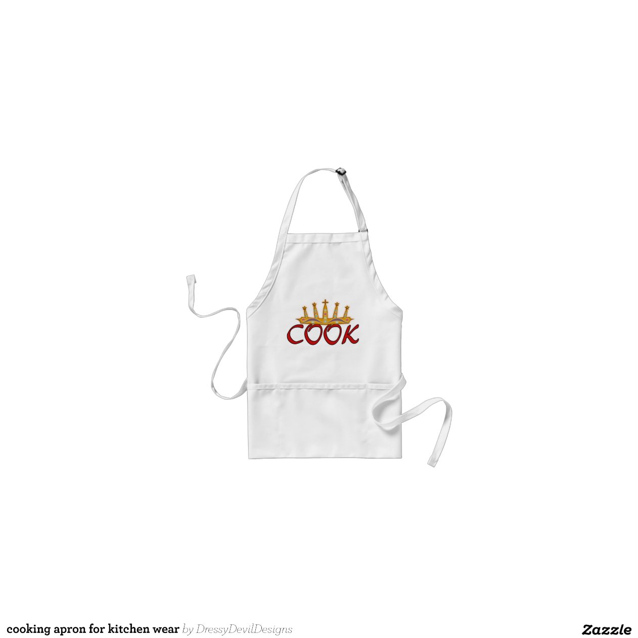 cooking apron for kitchen wear standard apron Zazzle