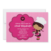 Cooking Baking Birthday Party Invitation