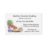 Cooking business cards