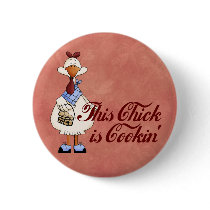 Cooking Chick Pin