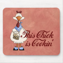Cooking Chick Mousepads