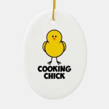 Cooking Chick Ornament