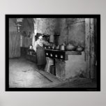 Cooking Food in Jerusalem, Palestine 1888 posters