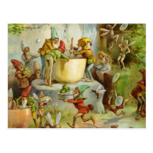 Cooking In The Gnome Kitchen Post Cards