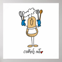 Cooking Nut T-shirts and Gifts Print