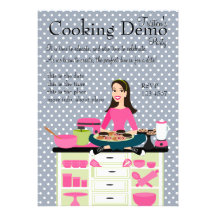 Cooking Teacher Invitation