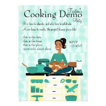 Cooking Teacher Invites