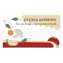 Cooking vegetarian vegetable lasagne food busin... business card