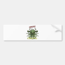 Cooking with Cthulhu Bumper Sticker