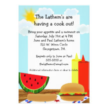 Cookout Fun Invitation