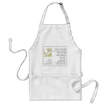 Cooks Guide Upside Down Information Apron
