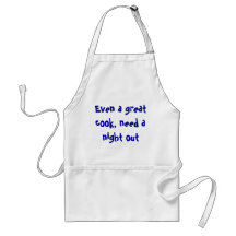 Cooks night out, apron