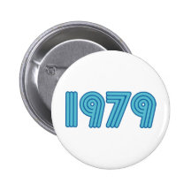 Cool 1979 design pinback buttons