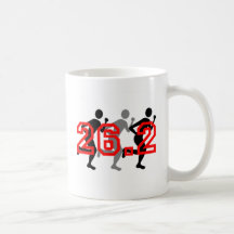 Cool 26.2 marathon coffee mugs