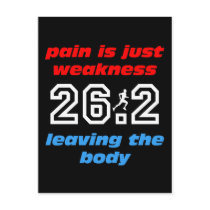 Cool 26.2 marathon post card