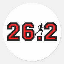 Cool 26.2 marathon sticker