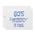 Cool 60s invitation
