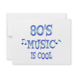 Cool 80s invitations