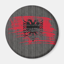 Cool Albanian flag design Refrigerator Magnets