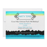 Cool and Contemporarty Colour Splash invitations