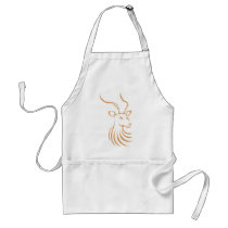Cool Antelope Deer Logo Aprons