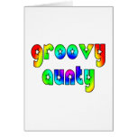 Cool Aunts Christmas & Birthdays : Groovy Aunty Greeting Cards