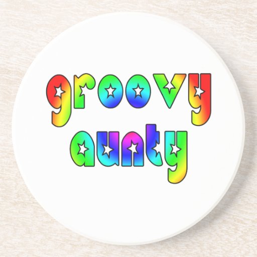 Cool Aunts Christmas & Birthdays : Groovy Aunty Coaster