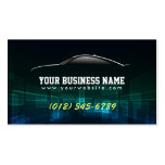 Cool Auto Trade Black business card