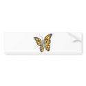 Cool Baby Buttefly Cartoon bumper stickers