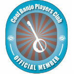 Cool Banjo Players Club Acrylic Cut Outs