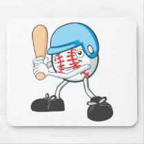 Cool Baseball Batter Cartoon